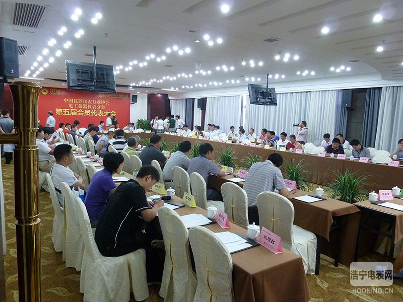 我公司參加中國儀器儀表行業(yè)協會電工儀器儀表分會第五屆會員代表大會