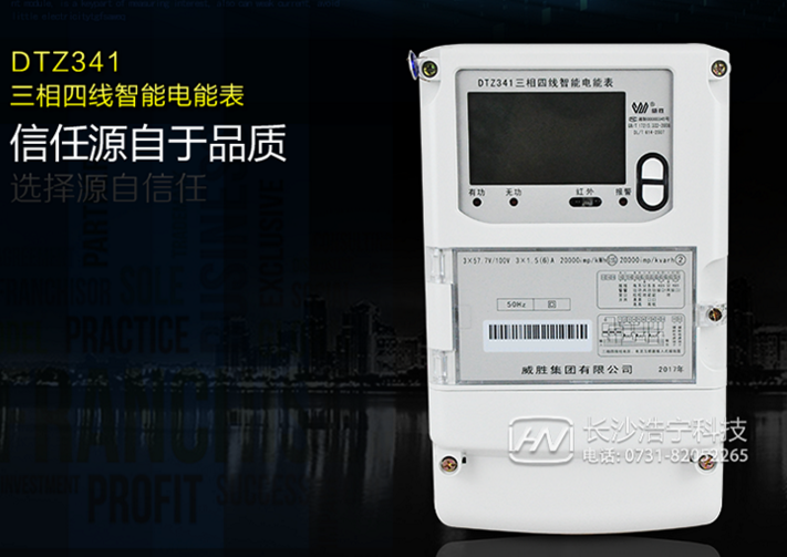 威勝DTZ341三相四線智能電能表有什么功能特點？